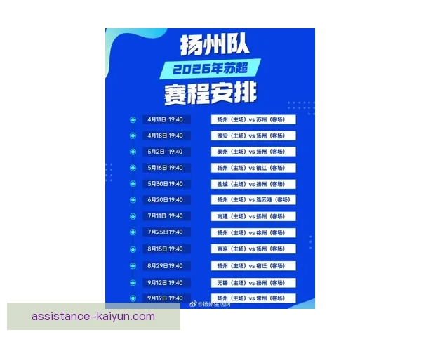 2026苏州超级联赛完整赛程发布 各大球队激烈对决精彩纷呈